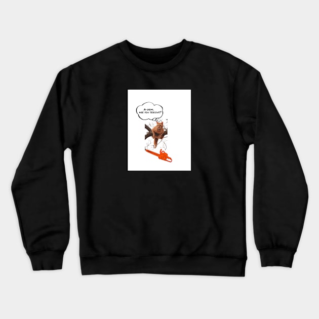 Are You Serious? Crewneck Sweatshirt by Abby Anime